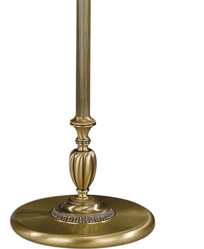 Торшер напольный  PN 6402/2 Reccagni Angelo  белый 2 лампы, основание античное бронза в стиле классический
 фото 4