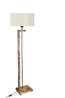 Торшер Deborah TL1660S-01WW Toplight  бежевый 1 лампа, основание коричневое в стиле модерн
