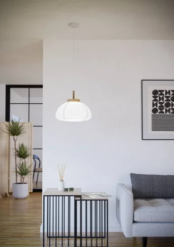 Светильник подвесной Summerhill 44065 Eglo белый на 1 лампу, основание в стиле современный прованс кантри фото 2