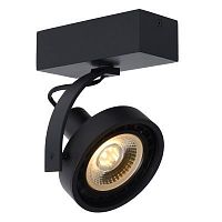 Светильник накладной LED Dorian 22968/12/30 Lucide чёрный 1 лампа, основание чёрное в стиле современный круглый