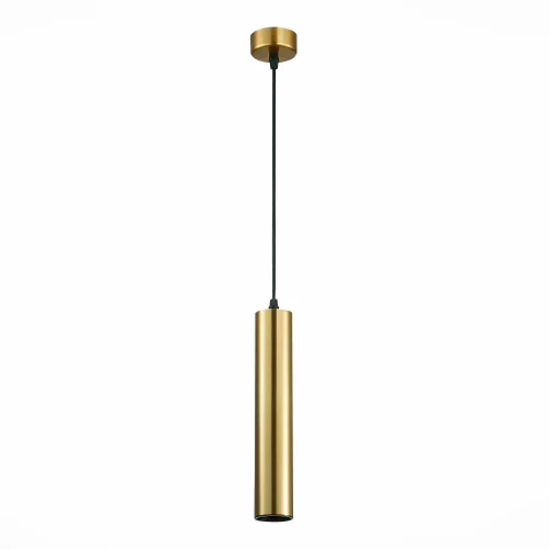 Светильник подвесной St151 ST151.303.01 ST-Luce золотой 1 лампа, основание золотое в стиле современный хай-тек трубочки фото 3