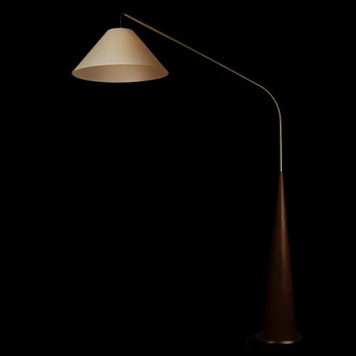Торшер Бобби / Bobbie 10570F Brown LOFT IT изогнутый белый на 1 лампу, основание коричневое в стиле кантри винтаж фото 3 Торшер Бобби / Bobbie 10570F Brown LOFT IT изогнутый белый на 1 лампу, основание коричневое в стиле кантри винтаж фото 3