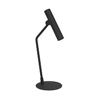 Настольная лампа LED Almudaina 900908 Eglo чёрная 1 лампа, основание чёрное металл в стиле минимализм трубочки
