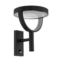 Настенный светильник LED Francari 98233 Eglo уличный IP44 чёрный 1 лампа, плафон белый в стиле современный LED