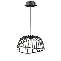 Светильник подвесной LED Celeste 6685 Mantra чёрный 1 лампа, основание чёрное в стиле современный хай-тек 