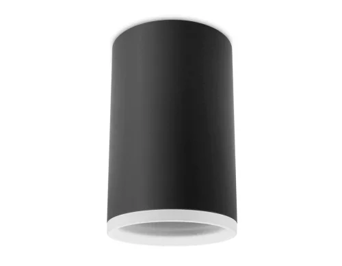 Светильник накладной TN337 Ambrella light чёрный 1 лампа, основание чёрное в стиле хай-тек современный круглый фото 2