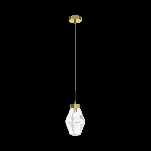 Светильник подвесной Coctail time MOD325PL-01G Maytoni прозрачный 1 лампа, основание золотое в стиле современный арт-деко  фото 6