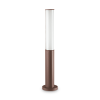 Парковый светильник LED ETERE PT COFFEE 4000K Ideal Lux уличный IP44 коричневый 1 лампа, плафон коричневый в стиле современный LED