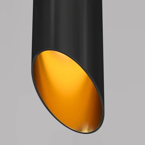 Светильник подвесной Lipari P044PL-01-30GU10-B Maytoni чёрный 1 лампа, основание чёрное в стиле модерн трубочки фото 3