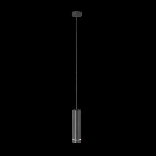 Светильник подвесной LED Orlo P085PL-12W4K-B Maytoni чёрный на 1 лампу, основание чёрное в стиле современный хай-тек трубочки фото 8