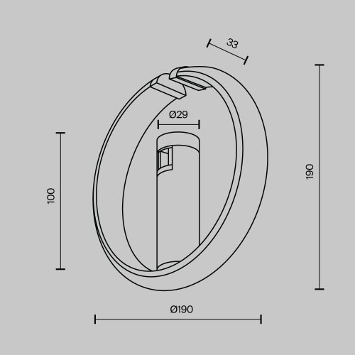 Трековый светильник LED Zero Flarity 3000K 10Вт 180° Magnetic trаck system Flarity TR230-1-10W3K-BS Maytoni для шинопроводов серии Magnetic trаck system Flarity латунь фото 3