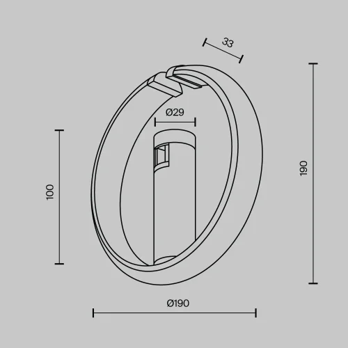 Трековый светильник LED Zero Flarity 3000K 10Вт 180° Magnetic trаck system Flarity TR230-1-10W3K-B Maytoni белый для шинопроводов серии Magnetic trаck system Flarity чёрный фото 9