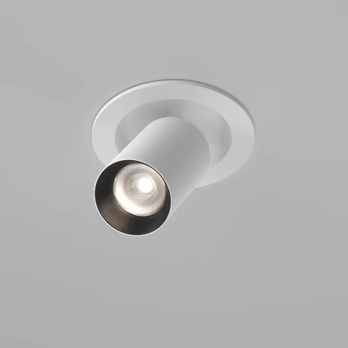 Светильник точечный LED Focus LED C071CL-7W4K-WB Maytoni белый на 1 лампу, основание белое в стиле современный хай-тек трубочки круглый фото 5