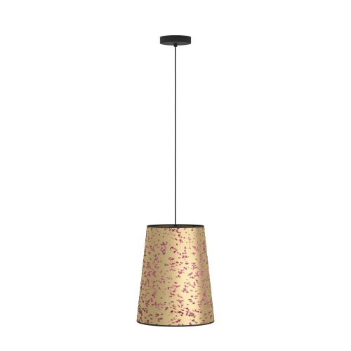 Светильник подвесной Castuera 390292 Eglo золотой 1 лампа, основание чёрное в стиле арт-деко современный  фото 5
