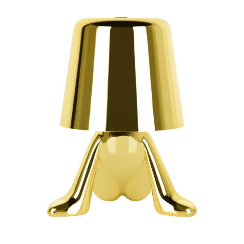 Настольная лампа LED Brothers 10233-A Gold LOFT IT золотая 1 лампа, основание золотое металл в стиле современный животные фото 7
