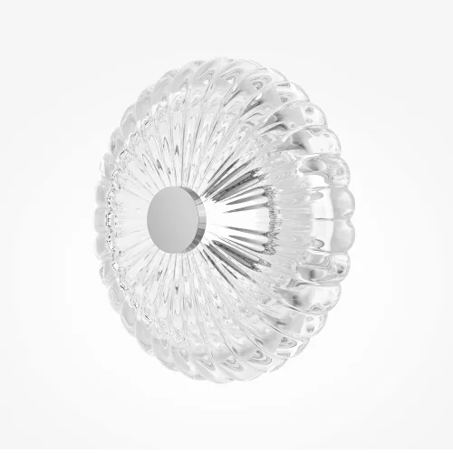 Бра LED Amulet MOD555WL-L8CH4K Maytoni прозрачный на 1 лампу, основание хром в стиле современный арт-деко фото 3