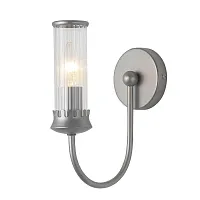 Бра Mollis 2693-1W Favourite прозрачный 1 лампа, основание серебряное в стиле современный 