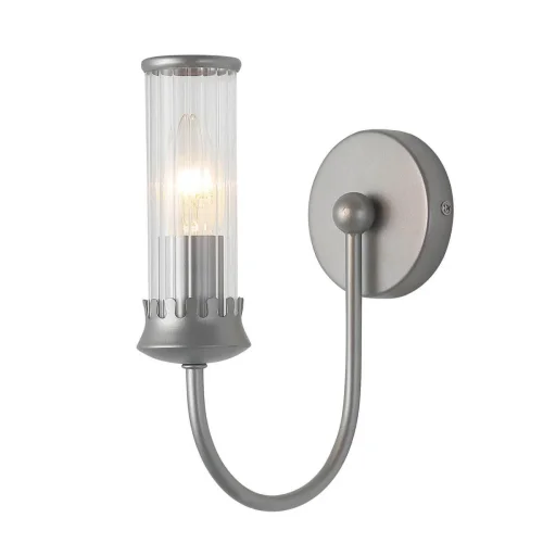 Бра Mollis 2693-1W Favourite прозрачный на 1 лампа, основание серебряное в стиле современный 