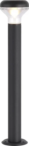 Парковый светильник LED Drop SL9541.705.01 ST-Luce уличный IP54 серый на 1 лампу, плафон прозрачный в стиле современный хай-тек LED