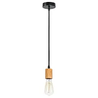 Светильник подвесной Mark A7047SP-1BK Arte Lamp без плафона на 1 лампу, основание чёрное в стиле лофт современный 