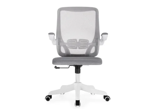 Компьютерное кресло Salem gray / white 15610 Woodville, серый/сетка, ножки/пластик/белый, размеры - *1070***600*650 фото 3