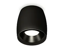 Светильник накладной Techno spot XS1142002 Ambrella light чёрный 1 лампа, основание чёрное в стиле хай-тек современный круглый