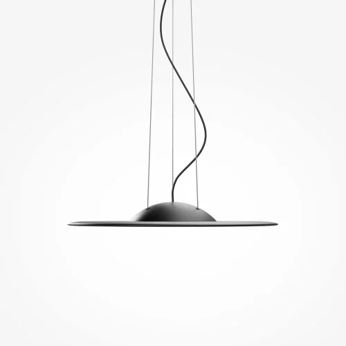 Светильник подвесной LED Industria MOD471PL-L57BK Maytoni белый чёрный на 1 лампу, основание чёрное в стиле современный фото 6