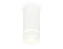 Светильник накладной XS8161005 Ambrella light белый 1 лампа, основание белое в стиле хай-тек круглый