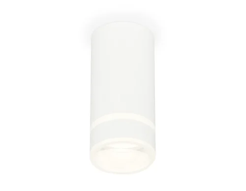 Светильник накладной XS8161005 Ambrella light белый 1 лампа, основание белое в стиле хай-тек круглый