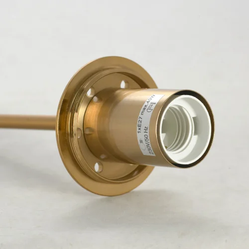 Светильник подвесной LSP-8511 Lussole прозрачный 1 лампа, основание бронзовое в стиле современный  фото 2