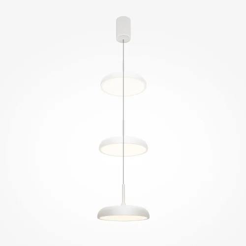 Светильник подвесной LED Gerhard MOD189PL-L30W3K Maytoni белый на 1 лампу, основание белое в стиле современный фото 5