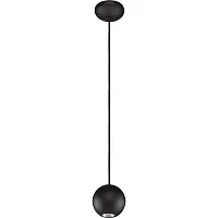 Светильник подвесной Bubble Black 6031-NW Nowodvorski чёрный на 1 лампу, основание чёрное в стиле хай-тек 