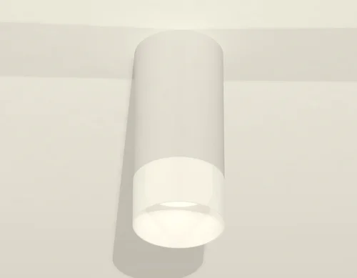 Светильник накладной XS8161003 Ambrella light белый 1 лампа, основание белое в стиле хай-тек круглый фото 2
