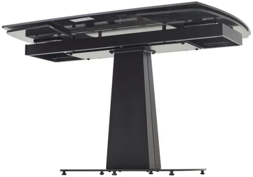 Керамический стол Balde 120 matt black marble solid ceramic / black 593882 Woodville столешница чёрная из керамика фото 9