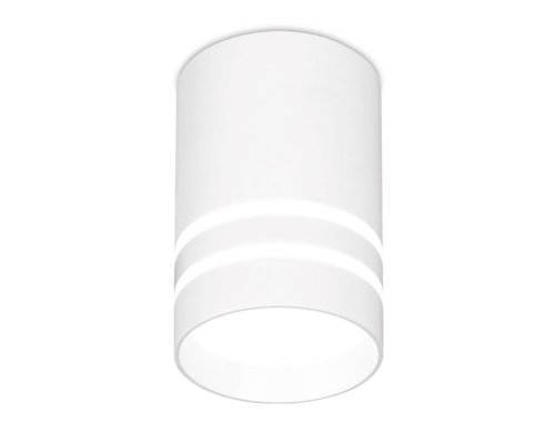 Светильник накладной LED TN235 Ambrella light белый 1 лампа, основание белое в стиле современный круглый
