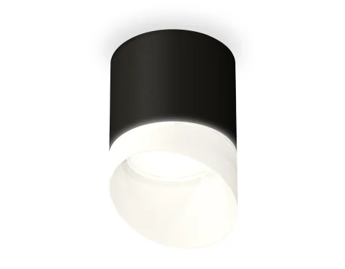Светильник накладной Techno spot XS7402036 Ambrella light чёрный 1 лампа, основание чёрное в стиле хай-тек современный круглый