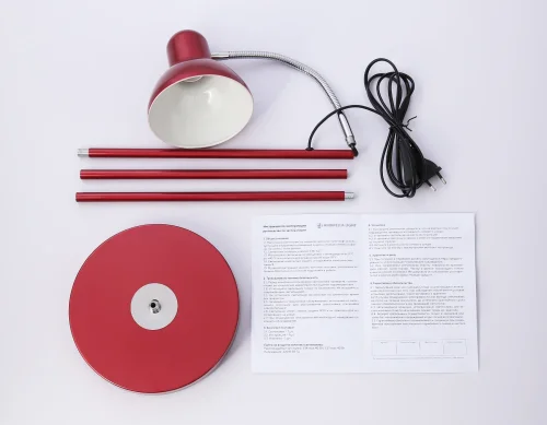 Торшер TR97666 Ambrella light для чтения красный 1 лампа, основание красное в стиле современный
 фото 4
