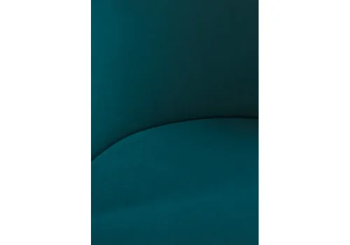 Стул на металлокаркасе Фрибур velutto 20 / черный 462402 Woodville, зелёный/велюр, ножки/металл/чёрный, размеры - ****500*620 фото 7
