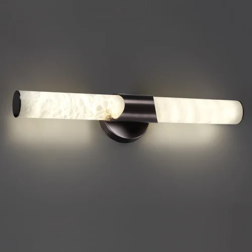 Бра LED Marbella 6673/12WL Odeon Light белый на 1 лампа, основание коричневое в стиле современный  фото 3