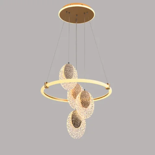 Люстра подвесная CERES RING 219634-23 ImperiumLoft белая на 5 ламп, основание латунь в стиле современный фото 5 Люстра подвесная CERES RING 219634-23 ImperiumLoft белая на 5 ламп, основание латунь в стиле современный фото 5