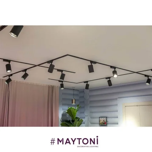 Трековый светильник LED Track TR003-1-12W4K-B Maytoni чёрный для шинопроводов серии Track чёрный фото 6 Трековый светильник LED Track TR003-1-12W4K-B Maytoni чёрный для шинопроводов серии Track чёрный фото 6