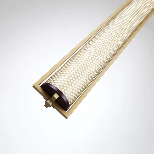 Светильник подвесной LED Ligero 4190-1P Favourite белый 1 лампа, основание матовое золото в стиле современный линейный фото 7