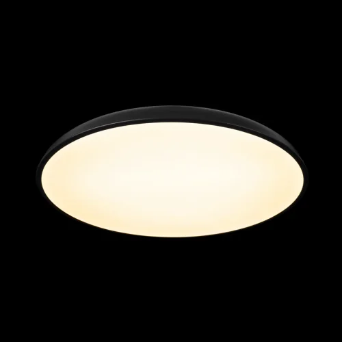 Светильник потолочный LED Dime 10371 Black LOFT IT белый на 1 лампу, основание чёрное в стиле современный круглый фото 2