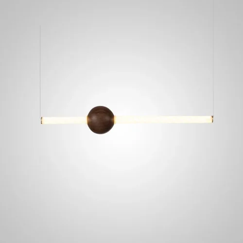 Светильник подвесной CORNELL L64 nut 4000К 187960-23 ImperiumLoft белый коричневый 1 лампа, основание коричневое в стиле современный  фото 2