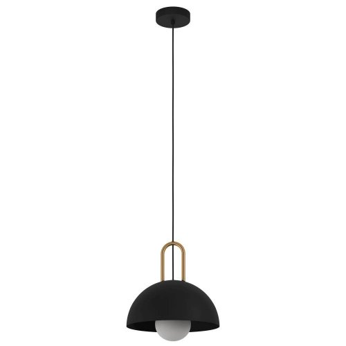 Светильник подвесной Calmanera 99693 Eglo чёрный 1 лампа, основание чёрное в стиле современный 