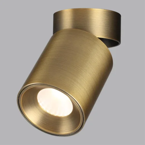 Светильник накладной LED Turno 7131/7CL Odeon Light бронзовый на 1 лампу, основание бронзовое в стиле современный хай-тек круглый фото 4
