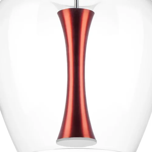 Светильник подвесной LED Cupola 804202 Lightstar прозрачный 1 лампа, основание серебряное в стиле арт-деко  фото 7