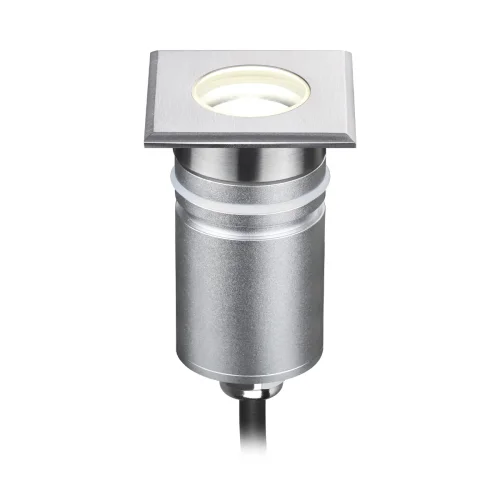 Встраиваемый светильник LED Ingro 6661/1GB Odeon Light уличный IP67 матовый хром матовый никель 1 лампа, плафон матовый никель матовый хром в стиле хай-тек LED фото 3