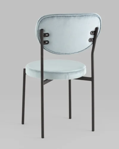 Стул обеденный Барбара, велюр серо-голубой NC УТ000039145 Stool Group, /, ножки//, размеры - *855***480*560 фото 5