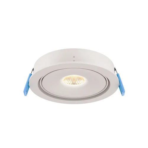 Светильник точечный LED Move DL060-9W3-4-6K-W Maytoni белый на 1 лампу, основание белое в стиле современный хай-тек круглый